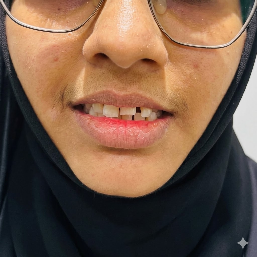 Before Teeth Whitening — Nida S.